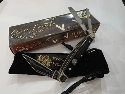 Navaja de Bolsillo FROST FAMILY SERIES 3.25" Mango de Cuerno Cerrado 3 Hojas Foto 1 de 4