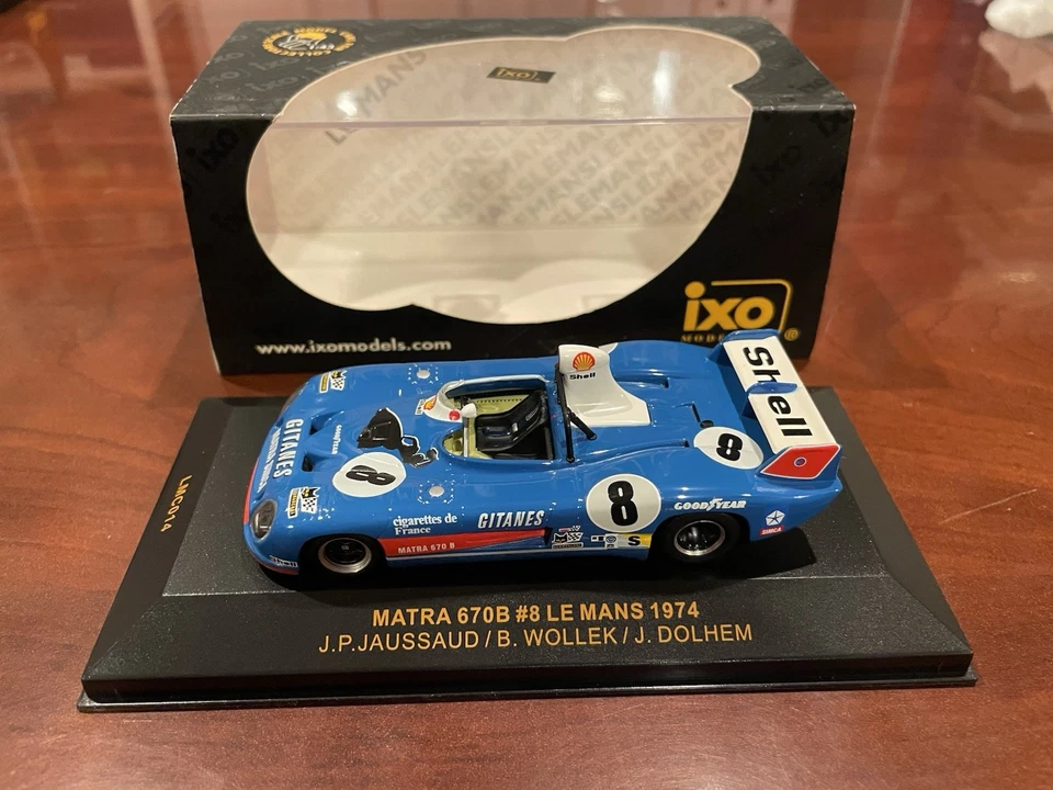 1/43 Matra-Simca MS670B #8, 1974 Le Mans, Ixo LMC014 - Image 1 of 1