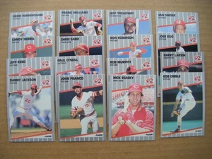 FLEER 1989 CINCINNATI REDS  24 CARD Team Set - Picture 1 of 2