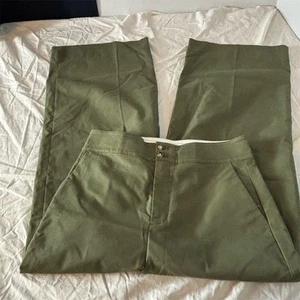 J. Crew Women's Wide Leg Chino Pants Olive Green Size 6 Casual - Bild 1 von 8
