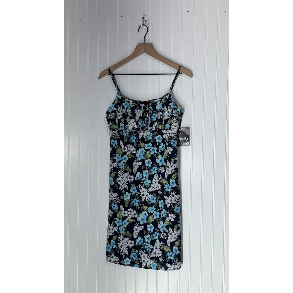 NUEVO CON ETIQUETAS DE COLECCIÓN Y2K Moda Insecto Floral Solero 8 Hawaiano Tropical Playa Coco Niña Foto 1 de 4