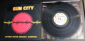 SUN CITY ARTISTS AGAINST APARTHEID 1st PRESS MASTERDISK RL (ROBERT LUDWIG) - Foto 1 di 3