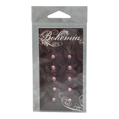 Gemas rosa claro flor pedrería brillantes joyas ojo de mi mente 10 piezas NUEVO Foto 1 de 3