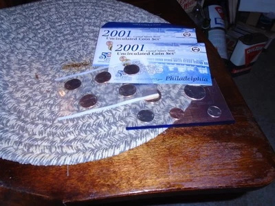 2001 Philadelphia United States Mint Uncirculated Coin Set - Image 1 of 4