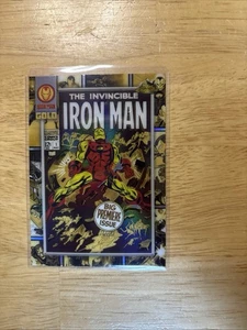 2025 Topps Chrome Marvel - Iron Man Gold #IM-3 Iron Man #1 - Picture 1 of 2