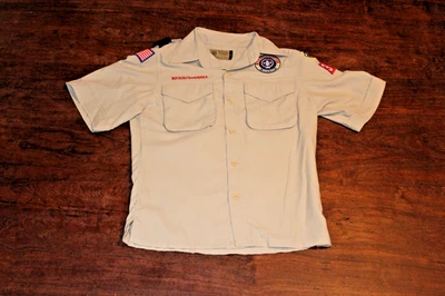 Camisa Boy Scouts of America BSA Juvenil Tostada Mediana Ventilada Poli Microfibra Suave Foto 1 de 4