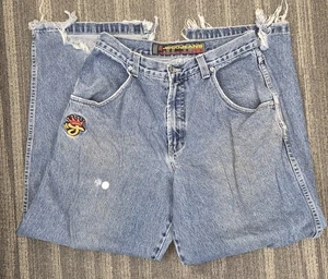 Vintage Rave/90er/Y2K JNCO Herren Baumwolle blau Denim JNCO ONE 7 NINE Jeans ~ Made in USA - Bild 1 von 21