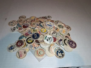 Pogs Pog Lot 1993 Lightly Used Staple Mix Lot Of 200 - Picture 1 of 4
