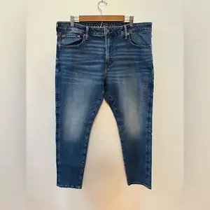NWT W38xL30 American Eagle Blue Athletic Skinny Jeans - Picture 1 of 12