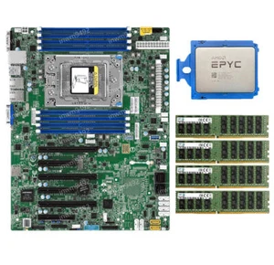 AMD EPYC 7601 CPU + Supermicro H11SSL-I + 2133P RAM Multiple options - Picture 1 of 10