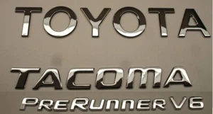 1998 1999 2000 2001 2002 2003 2004 Toyota Tacoma PreRunner V6 Tailgate Emblem - Picture 1 of 10