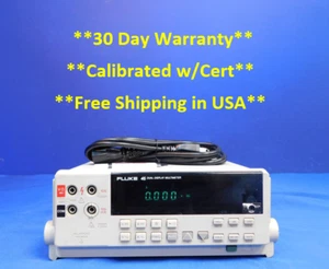 Fluke 45 Dual 5-Digit Digital Multimeter Fluorescent Display  - Picture 1 of 3