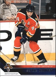 2002-03 Pacific Panthers Hockey Card #158 Sandis Ozolinsh