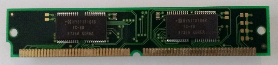 8MB(2x 4MB) EDO-RAM Single bank with Parity 60ns 72pin - Image 1 of 2