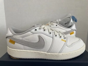 NIKE AIR JORDAN X UNION AJKO KO 1 LOW SP GRIS NEUTRO VELA BLANCO ROTO TALLA 7.5 - Imagen 1 de 5