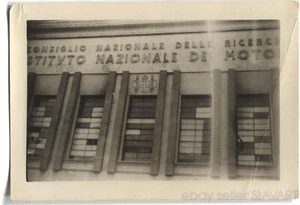 ANTICA FOTOGRAFIA Edificio Nazionale Italiano Instituto Nazionale de Motores CNR - Foto 1 di 2