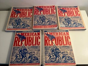 7 PC. COMPLETE BJU PRESS THE AMERICAN REPUBLIC- 3RD EDITION- STUDENT/TEACHER SET - Picture 1 of 5