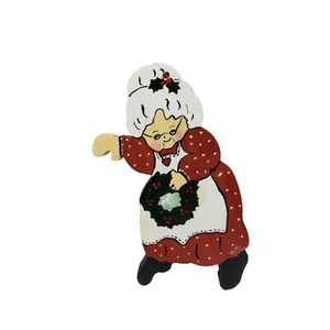 vintage kiki keepsake collection 1991 handcrafted wooden grandma figurine - Imagen 1 de 3