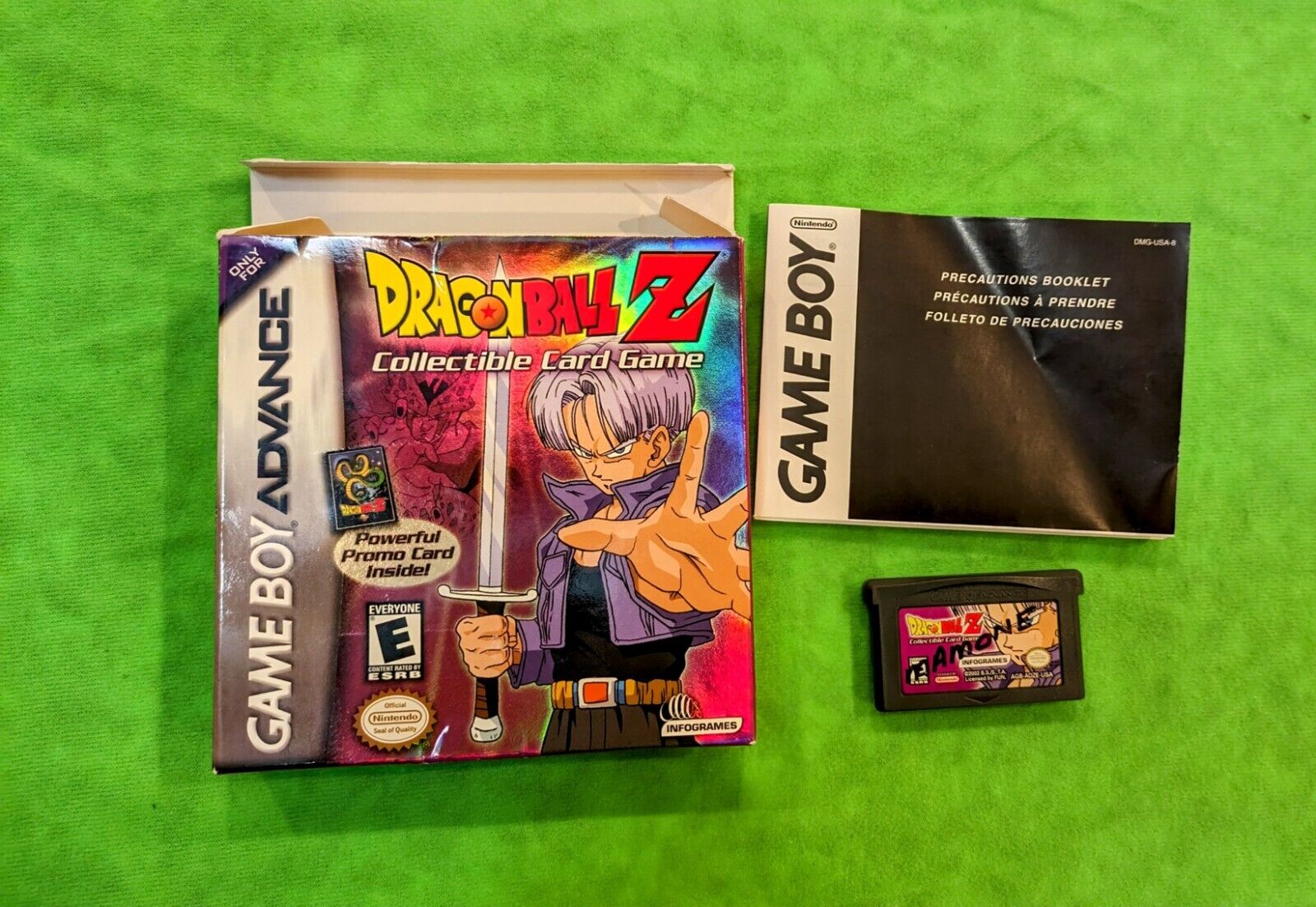 Dragon Ball Z: Collectible Card Game (Nintendo Game Boy Advance, 2002) No Manual