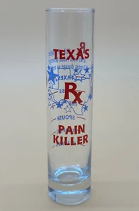 Vintage Novelty Texas Tall Shot Glass - Picture 1 of 5