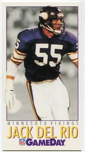 1992 GameDay #102 Jack Del Rio Minnesota Vikings - Picture 1 of 2