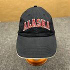 Arctic Circle Alaska Big Spell Out Cap Adult Adjustable Black Embroidered Hat