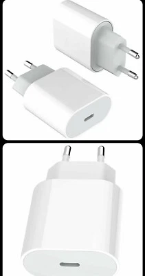 Apple 20W USB‑C Caricabatteria per iPhone/iPad - Bianca (MHJE3ZM/A) - Immagine 1 di 3