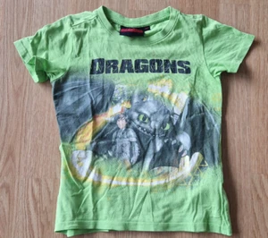 DreamWorks Dragons Gr.122 Jungen T-Shirt grün - Bild 1 von 3