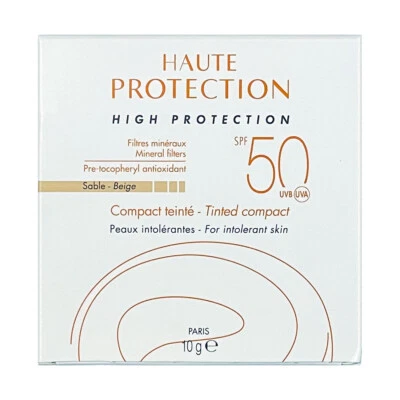 Avene HIGH PROTECTION Tinted Compact SPF50 - Sable Beige - 10g [ EXP: 10/2027 ] - Image 1 of 2