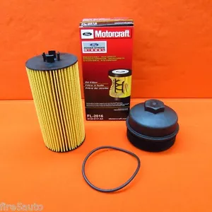 03-10 6.0L 6.4L  POWERSTROKE  Motorcraft OEM Filter & OEM Cap ( FL 2016 & EC781) - Picture 1 of 1