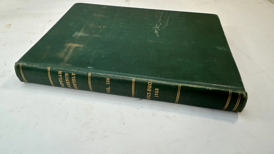 Bound Magazine: Popular Science Monthly: July to December 1933 - Image 1 of 4