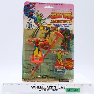 Spiderman & Dr. Octopus Action Tops Secret Wars 1984 Fleetwood Toys De colección NUEVO - Imagen 1 de 2