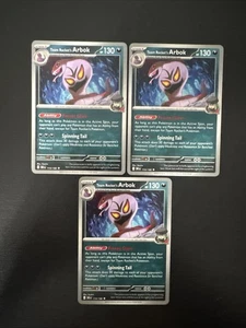 3x Team Rocket's Arbok x3 - 113/182 - Pokémon poco común SV10 Destined Rivals M/NM - Imagen 1 de 1
