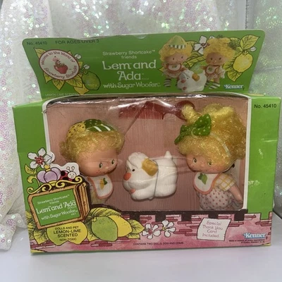 Muñecas Lem y Ada de colección años 80 Strawberry Shortcake Sugar Woofer Pet 45410 Kenner Foto 1 de 4