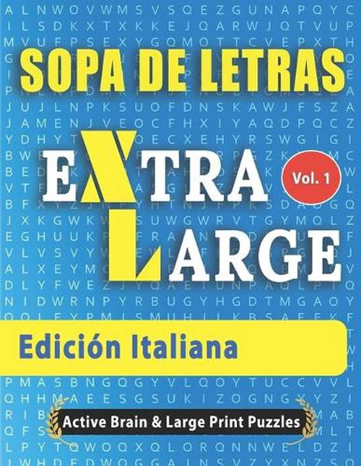 Sopa de Letras - Edicin Italiana by Active Minds & Large Prints (Spanish) Paperb - Image 1 of 1