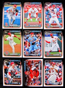 ⚾ Set 22 carte squadra Topps serie 1 e 2 Baseball St. Louis Cardinals 2024 - Foto 1 di 4