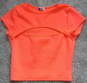 I Heart Raves Neon Orange Top Größe M - Bild 1 von 4
