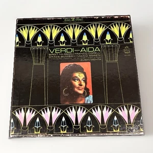 3 LP Box Set Verdi AIDA - Angel SCL 3716 Nilsson/Corelli /Bumbry W/1967 Booklet - Bild 1 von 5