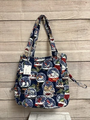 Veral Bradley Glenna сумка синий снег глобусы новый с Ярлыками - Изображение 1 из 4