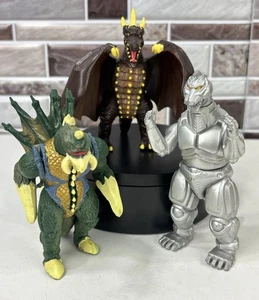 Lote 3 Figuras Vintage Rodan Kaiju Mechagodzilla Gigan Trendmasters Toho Monster - Imagen 1 de 24