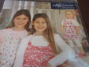 F6269,  Indygo Junction, apron pattern, for child and 18" doll, - Picture 1 of 2