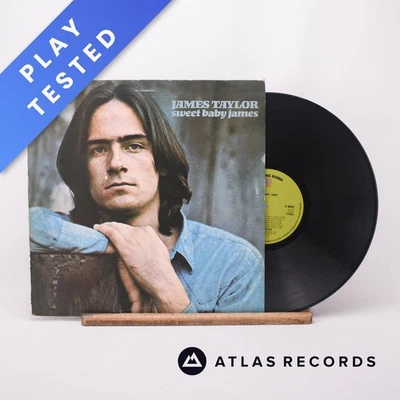James Taylor Sweet Baby James Reissue LP Album Vinyl Record K 46043 - VG+/VG+ - Image 1 of 4
