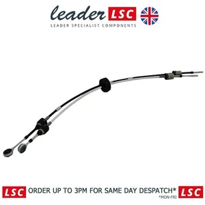 Manual 6 Spd Gearshift Control Cable Vauxhall Astra H 2004 to 2010 NEW 55350266 - Picture 1 of 12