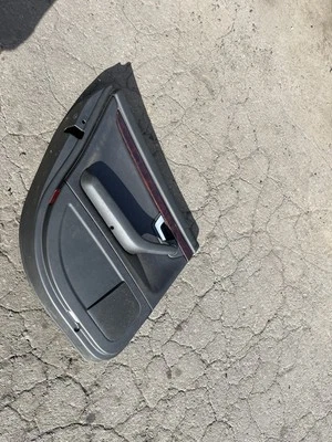 2006 Audi A4 Quattro Rear Left Interior Door Panel OEM Black 8E0867419N  - Image 1 of 2