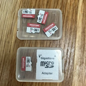 Gigastone 32GB 5-Pack Micro SD Card with 1X SD Adapter - Zdjęcie 1 z 3