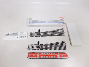 Märklin H0 AC 2X 2272 Switch Manual K-Track Left Mint Box #EA720-0.5 - Picture 1 of 3