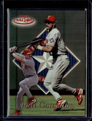 1999 Topps Gold Label Juan Gonzalez Red Label Class 1 096/100 - Image 1 of 2