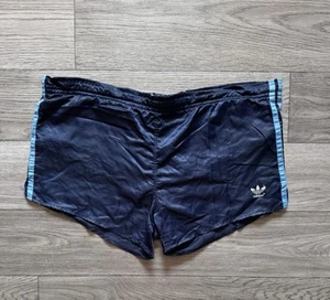 Vintage Running Football Shorts Adidas MADE IN West Germany Navy blue Size D8 - Picture 1 of 18