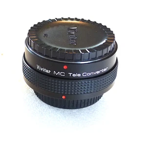Vivitar 2x Multi-Coated Tele Converter Lens for Canon FD Manual Focus - NEW - Picture 1 of 5