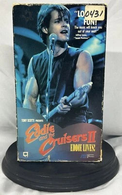 EDDIE & THE CRUISERS II 2 EDDIE LIVES! VHS HOME VIDEO MICHAEL PARE - Image 1 of 4